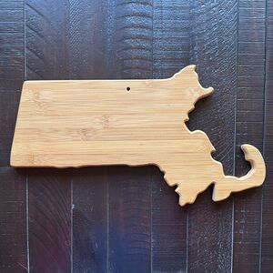 Bamboo Massachusetts State Bamboo Cutting Board